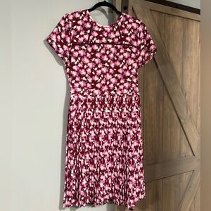 10 Items for $20: Banana Republic Burgundy and Pink Floral Dress
